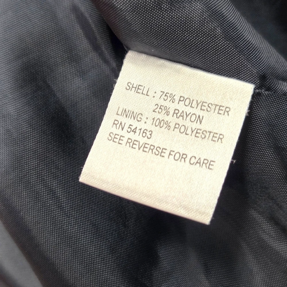 Calvin Klein Charcoal Pinstripe A-Line Skirt Size 10